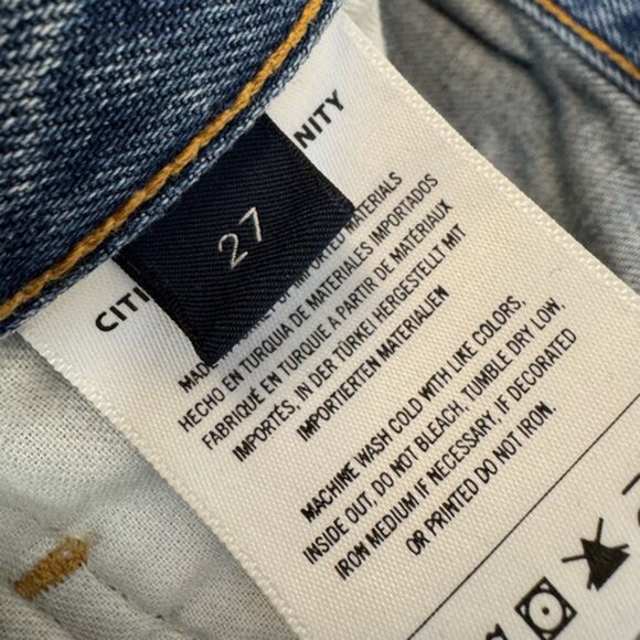 Citizens of Humanity Emery High-Rise Straight Cropped Jeans Size 27 - Picture 11 of 12